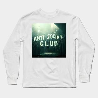 Anti Social Club - where we do not show up for meetings Long Sleeve T-Shirt